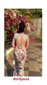 Urfi Javed in backless blouse with saree