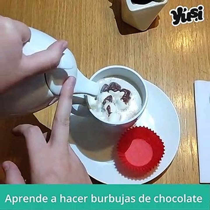 Burbujas de chocolate