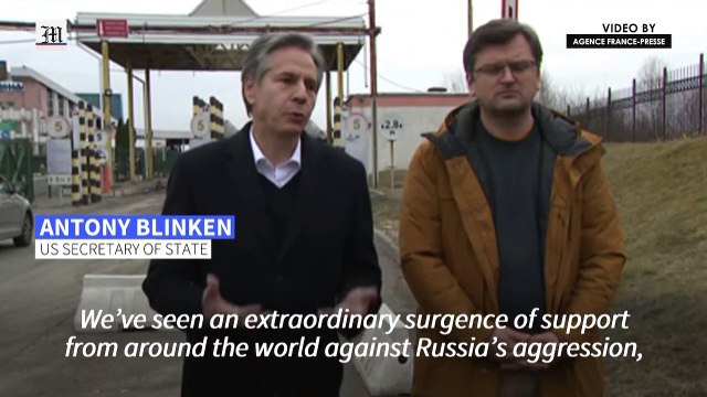 'The entire world stands with Ukraine,' says Blinken as he meets Ukraine FM Kuleba