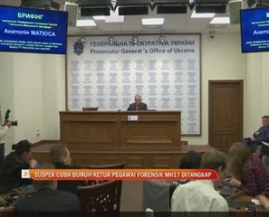 Suspek cuba bunuh ketua pegawai forensik MH17 ditangkap