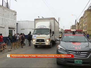 Penduduk Peru tunai tanggungjawab pilih Presiden