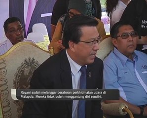 DCA hantar surat gantung operasi kepada Rayani Air