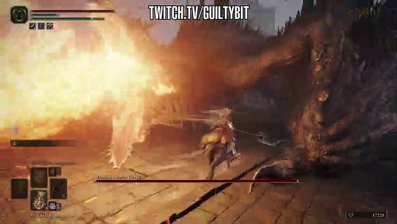 Dragón volador Greyll en ELDEN RING