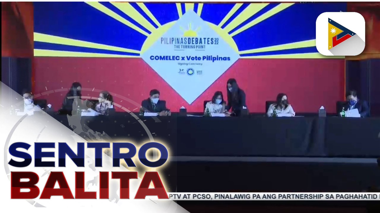 Ilang guidelines ng presidential at vice presidential debates ng Comelec, inilatag;  Debate, hindi mandatory pero mga ‘di dadalo, ‘di makagagamit ng e-rally platform, ayon sa Comelec