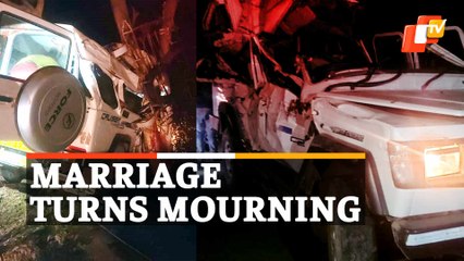 2 Dead, 13 Hurt As Marriage Party Vehicle Hits Roadside Tree In Odisha’s Sonepur