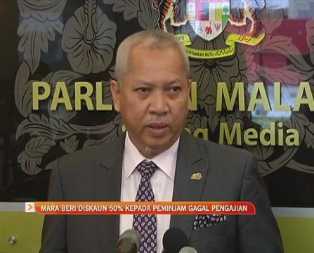 MARA beri diskaun 50% kepada peminjam gagal pengajian