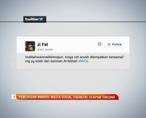Pemergian #MrOs: Media sosial dibanjiri ucapan takziah