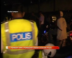 7 penagih dan 2 pengedar dadah ditahan polis