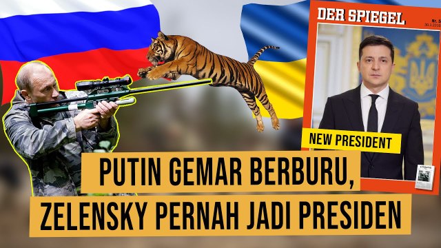 Fakta Menarik Vladimir Putin dan Volodymyr Zelensky