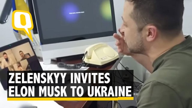 Ukraine Crisis | President Zelenskyy Invites Elon Musk to Ukraine Post War