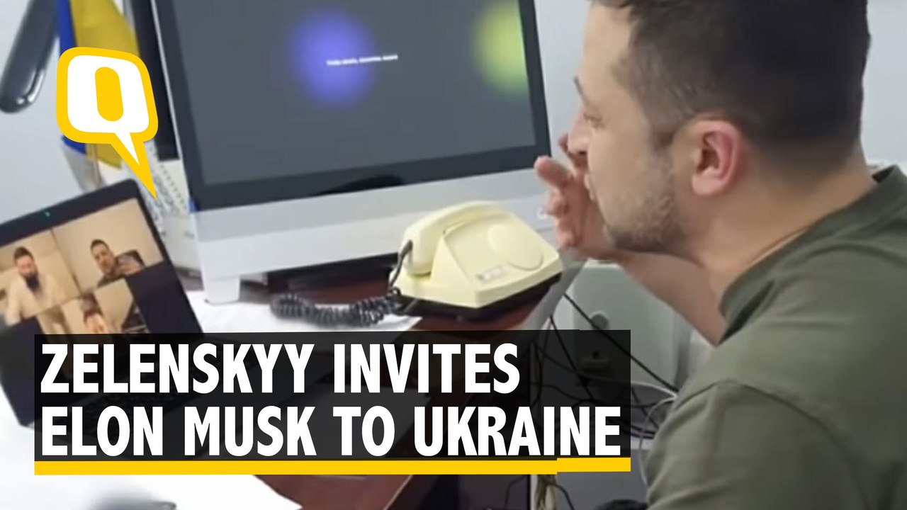 Ukraine Crisis | President Zelenskyy Invites Elon Musk to Ukraine Post War