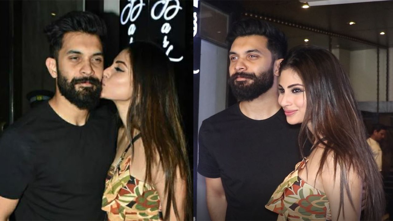Mouni Roy ने मीडिया के सामने पति Sooraj Nambiar को ऐसे कर लिया Kiss; Video |  FilmiBeat