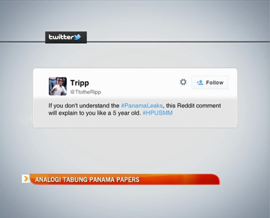 Analogi tabung Panama Papers