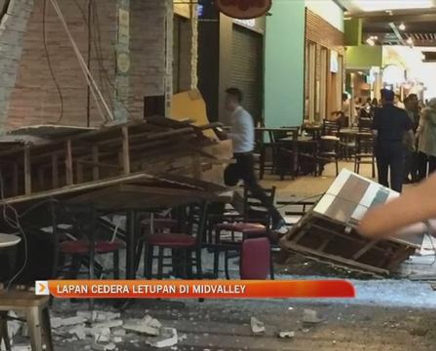Lapan cedera letupan di Mid Valley