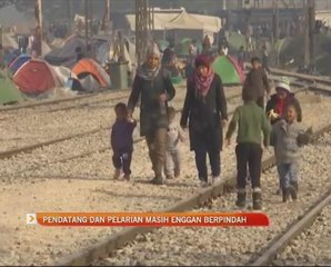 Pendatang dan pelarian masih enggan berpindah