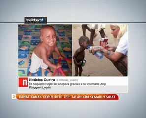 Kanak-kanak kebulur di tepi jalan kini semakin sihat