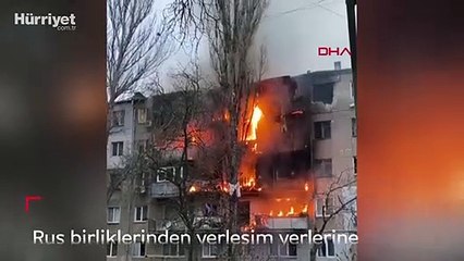 Rus birliklerinden yerleşim yerlerine roketli saldırı