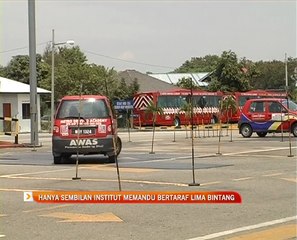 Hanya sembilan institut memandu bertaraf lima bintang -JPJ