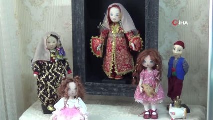 Son dakika haberleri... Geleneksel kıyafetlerle bebekleri süslüyor