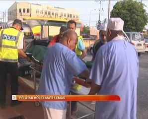 Pelajar kolej mati lemas