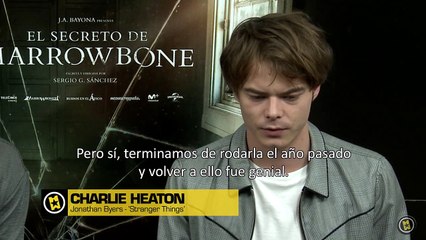 Charlie Heaton, emocionado por la segunda temporada de 'Stranger Things'