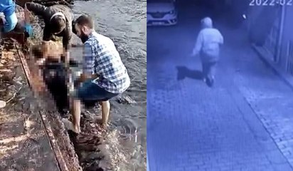 Denizde ölü bulunan genç kadının son anları kamerada