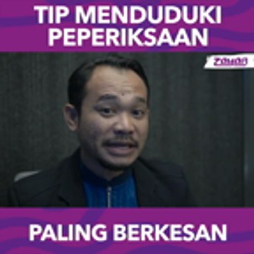 Tip Menduduki Peperiksaan Paling Berkesan