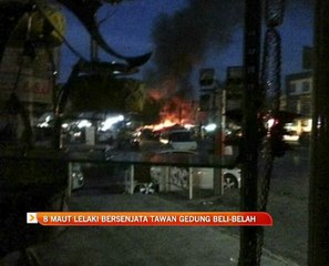 8 maut lelaki bersenjata tawan gedung  beli belah