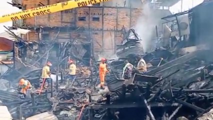 Ruko di Balikpapan Hangus Terbakar, 4 Orang Tewas