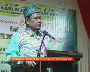 Kerajaan Kelantan minta KAFA dan Datuk Seri Vida bincang