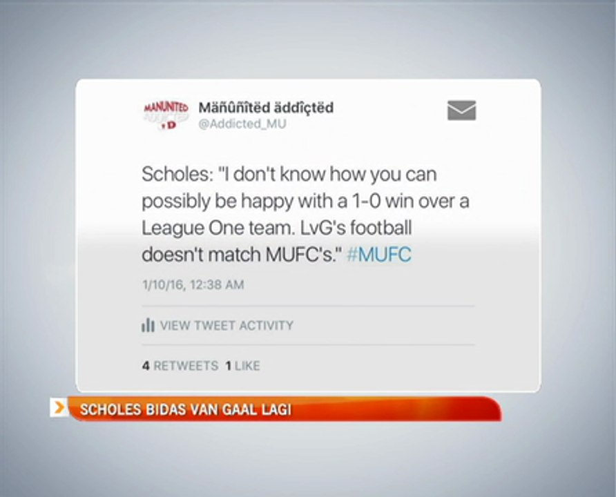 Paul Scholes bidas Louis Van Gaal lagi