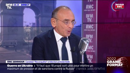 Pour Éric Zemmour, le fait qu'Emmanuel Macron ne prévoit pas de débat avant le premier tour, est "une façon de se défiler"