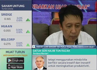 Rakyat luar bandar tak perlu risau pengubahsuaian bajet