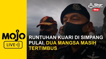 Runtuhan kuari, dua mangsa masih tertimbus