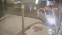 Büyükçekmece'de alkollü sürücülerin kazası kamerada