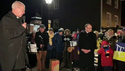 Archbishop of Canterbury in Lewes for Ukraine vigil