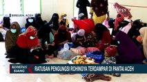Ditemukan Terdampar di Aceh, Ratusan Pengungsi Rohingya Jalani Tes Antigen dan Vaksinasi Covid-19