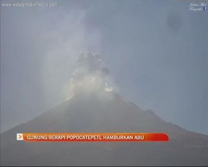 Gunung berapi Popocatepetl hamburkan abu