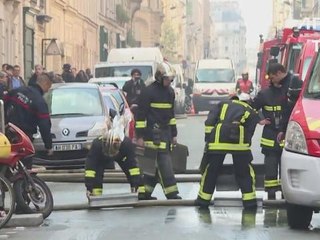 Spectacular gas blast hits central Paris apartment block