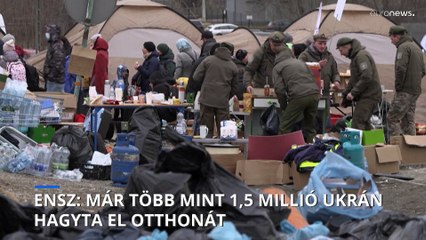 ENSZ: „Már több mint 1,5 millió ukrán menekült el otthonából”