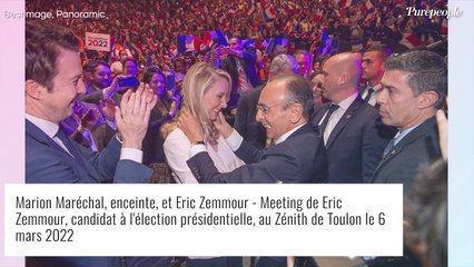 Marion Maréchal enceinte : Elle affiche son ventre bien rond et son soutien à Eric Zemmour