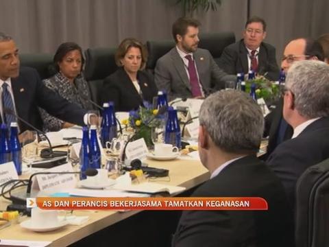 AS dan Perancis bekerjasama tamatkan keganasan