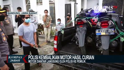 Polisi Kembalikan Motor Hasil Curian Kepada Korban