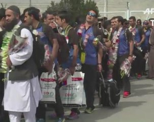 Cricket: Hero's welcome for Afghan team after historic win