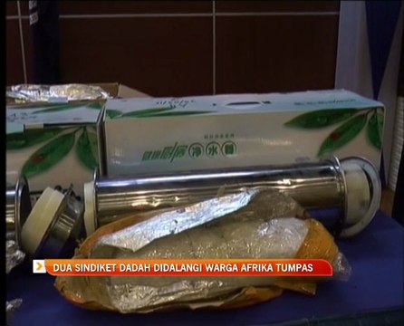 Dua sindiket dadah didalangi warga Afrika tumpas