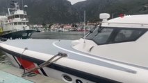 Sahil güvenlikten trol operasyonu... Marmara'da trol ile avlanan tekneler sahil güvenlik ekiplerinden kaçamadı
