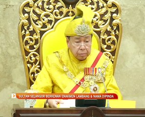 Sultan Selangor berkenan Enakmen Lambang dan Nama dipinda