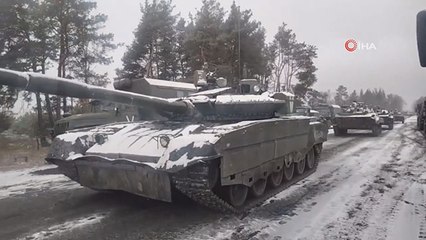Rus tankları Kiev bölgesinde ilerliyor