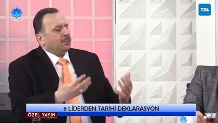 AKP kurucusundan 6 muhalefet partisinin mutabakatına 'haçlı ittifakı' benzetmesi