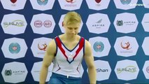 Ivan Kuliak: Russian gymnast wears Z to back invasion as he appears alongside Ukrainian Kovtun Illia